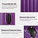 Goplus 3Pcs Luggage Set, Hardside Travel Rolling Suitcase, 20/24/28 Rolling Luggage Upright, Hardshell Spinner Luggage Set with Telescoping Handle, Coded Lock Travel Trolley Case (Purple)