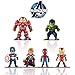 Yingred Marvel Titan Hero Series Exclusive-Iron Man、Hulk、Thor、Spider-Man、Captain America、Hulkbuster 6 Figure Set/Car Decoration
