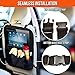 Ozziko Car Backseat Toy Organizers/Front Car Seat Protector for Kids (2 Pack). Back Seat Kick Mat To Protect Your Carseats From Shoe Marks And Damage. Storage Pockets, iPad and Tablet Holder