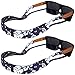 TORTUGA STRAPS FLOATZ Relaxed Fit Maui Blue Black -2 Pk Floating Sunglass Straps