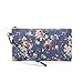 Women's Hobo Handbags,Tote Shopping Bag For Women,Gym Tote Bags,Travel Tote Bags,Shoulder Bag for Gym Beach Travel Daily Bags (S, A-Makeup Bag-Floral-Dark Blue)