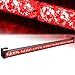 Xprite 31.5 Inch LED Traffic Advisor Strobe Light Bar, 21 Flashing Patterns w/Suction Cup Mount, Windshield Deck Emergency Warning Safety Lightbar for Firefighter Volunteer POV Vehicles Trucks, Red