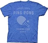 Forrest Gump Ping Pong Training Camp Heather Blue Mens T-Shirt