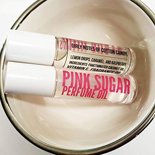 Pink Sugar Perfume Oil Natural Roll On Fragrance birthday gift for women Valentines Day Mothers