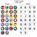 Alphabet Learning Bingo Game Animal ABC Letters Bingo Cards Game for Kids - Double Sided Design, Allow up to 8 Players-WITHOUT BOX