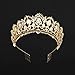 MACOIOR Crowns Tiaras for Women, Baroque Royal Prom Queen Crown Rhinestone Crystal Bridal Crowns Tiaras with Comb Pageant Princess Crown