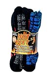 Hot Feet Boys 2 Pack Heavy Thermal Sock, Thick Brushed Inner, Traps in Warmth