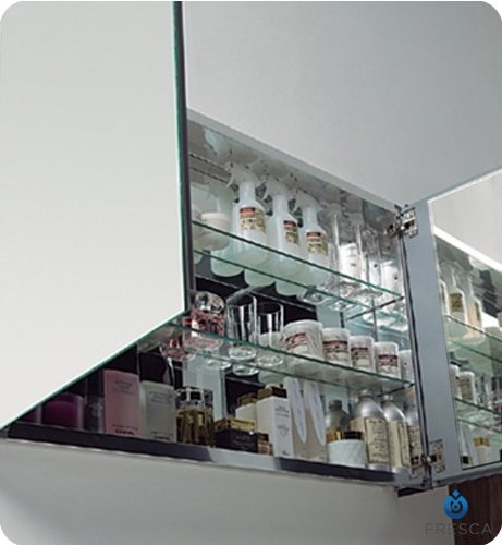 Fresca Bath FMC8010 40" Wide Bathroom Medicine Cabinet with Mirrors
