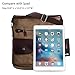 Zebella Casual Messenger Shoulder Bag for iPad Satchel Crossbody Canvas Bags