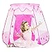 Ball Pit, Easy Folding Princess Play Tent with Storage Bag, Pink (balls not included)