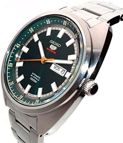 Amazon Com Seiko 5 Turtle Sports 100m Watch Green Dial Srpb13k1 Watches