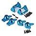 for RC 1:18 Wltoys A959 A979 Front/Rear Steering Hub Base C Carrier Knuckle (L/R) Metal Upgrades Parts for A959-B A979-B A949 A969 K929 Car (Blue)