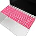 TOP CASE - MacBook Pro 13 Without Touch Bar (2017 & 2016 Release) 2 in 1, Rubberized Matte Hard Case Cover + Matching Color Keyboard Cover for MacBook Pro 13-inch A1708 Without Touch Bar - Hot Pink