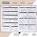 Clever Fox Planner – Undated Weekly & Monthly Planner for Productivity, Time Management & Goals – Organizer Journal – A5 (Orange)