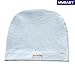MMBABY 2 Packs of Infant Toddler Baby Unisex Cotton Soft Cute Lovely Newborn Kids Hat Beanies Caps (0-3 Months, M-Blue-BB0012)