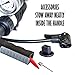 BoG Products Bicycle Floor Pump with Pressure Gauge for Presta & Schrader valves Large Diameter for Quicker Inflation 75PSI Rating Space Saving Folding Base