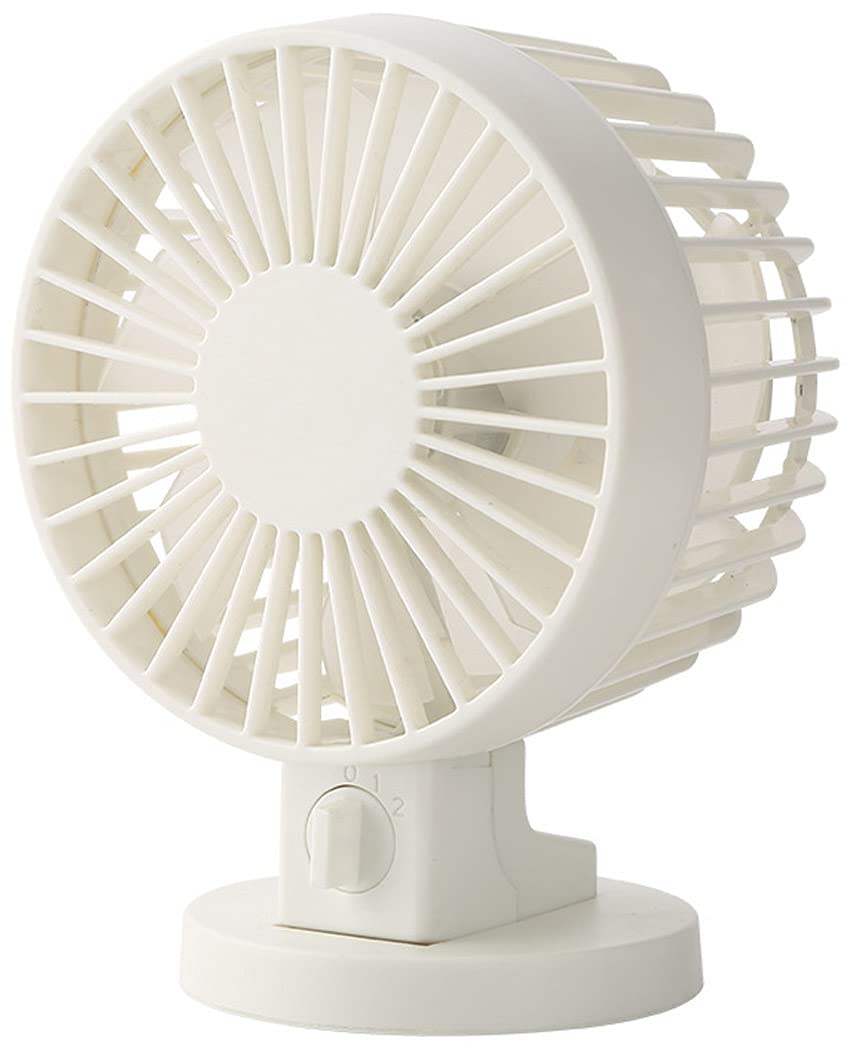 SOWUNO Desktop Portable Mini USB Fan 4inch Double Fans White Desk Mini USB Fan Summer Mini Fans
