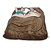 Kelty Tru.Comfort 20 Degree Double Wide Sleeping Bag, Mocha