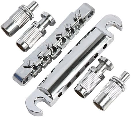 1set Abr-1 Style Tune-o-matic Bridge &amp; Tailpiece for Gibson Replacement,chrome