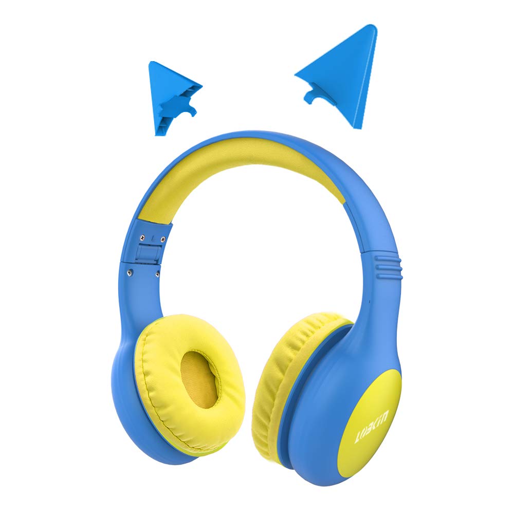 Cat Ears Headphones, LOBKIN Kids Headsets Cat Ear Headband Earphone On Ear for Children,Girls,Adult,Foldable Headphone with Glowing Light, Compatible with phone,Samsung, Kindle Fire, iPad Tablets
