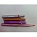 2 PCS Travel Capped Retractable Smooth Lipstick Gloss Lip Brush Makeup