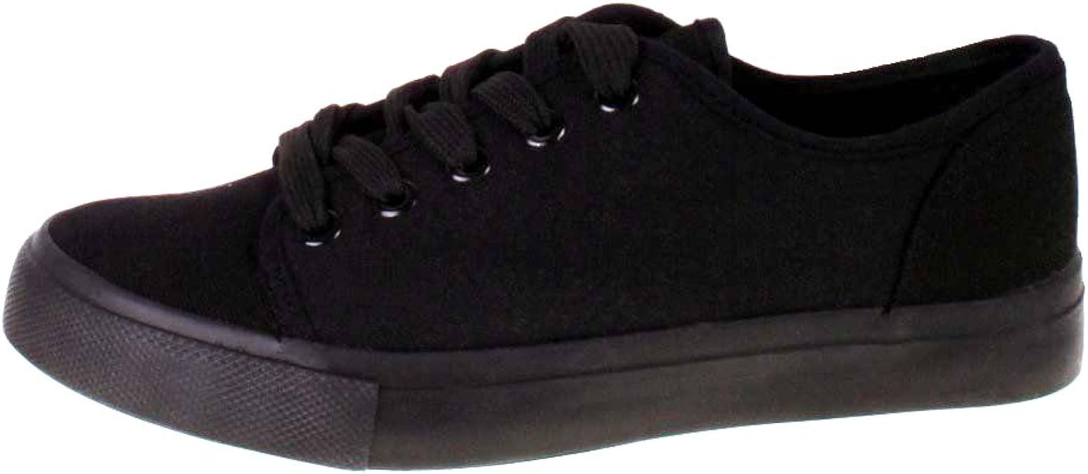 dunlop canvas low ladies trainers