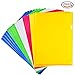 LoveS Clear document Folder Project Pockets, A4 Size, Set of 20 in 5 assorted Colors