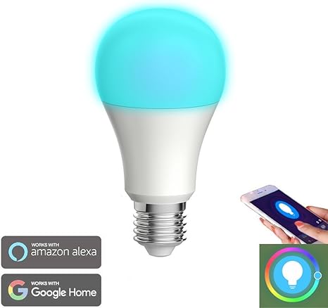Wigbow Smart LED Gegenwert 70W WiFi Lampe, Dimmbar Birne mit Amazon