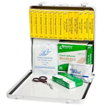 ProStat First Aid 0603 158 Piece 24 Unit School Bus First Aid Kit with ...