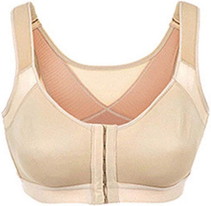 Finerplan Women Posture Corrector Bra Wireless Back Support Lift Up Yoga Bra Underwear