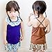 Mud Kingdom Little Girls Outfits Summer Fashion Cold Shoulder Backless Tank Top and Shorts Clothing Set Floral Print White 6-7 Years