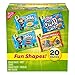 Nabisco Fun Shapes Cookie & Cracker Mix, Variety Pack with Teddy Grahams, Chips Ahoy! Cookies & Barnum's Animal Crackers, 20 Count Individual Snack Bags primary