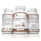 Odorless Garlic Pills With Allicin - Supplement Contains 500 mg of Pure Natural Garlic Extract -60 Capsules