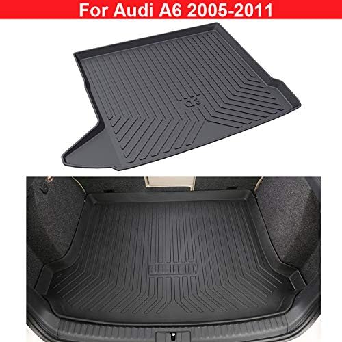 New 1pcs TPO Material Car Boot Mat Boot Tray Rear Trunk Cargo Liner Cargo Mat Car Rear Luggage Cover Mat For Audi A6 2005 2006 2007 2008 2009 2010 2011