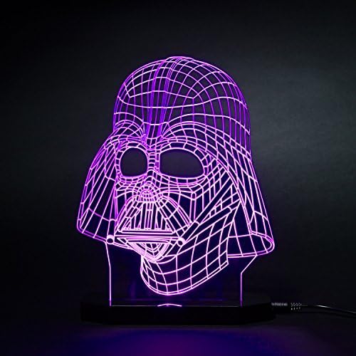 Star wars Dart Vader Lamp 3D Illusion LED Night Light Toy Kids Bedroom Game Room Signs