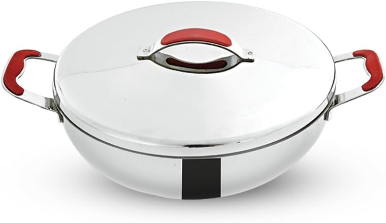 Pigeon - Sizzler Series Kadai with S.S Lid, 1 Litre