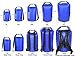 MARCHWAY Floating Waterproof Dry Bag Backpack 5L/10L/20L/30L/40L, Roll Top Sack Keeps Gear Dry for Kayaking, Rafting, Boating, Swimming, Camping, Hiking, Beach, Fishing (Dark Blue, 5L)