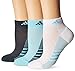 adidas Women's Climacool Superlite Low Cut Socks (3 Pack), Clear Aqua/Bold Onyx/White, Medium
