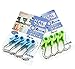 8 Pcs Portable Laundry Hook/hanging Clothes Pins/multi-functional Clips/stainless Steel Hook/ Clothing Hanger Hold Clips, for Hanging Clothing or Kitchen Products
