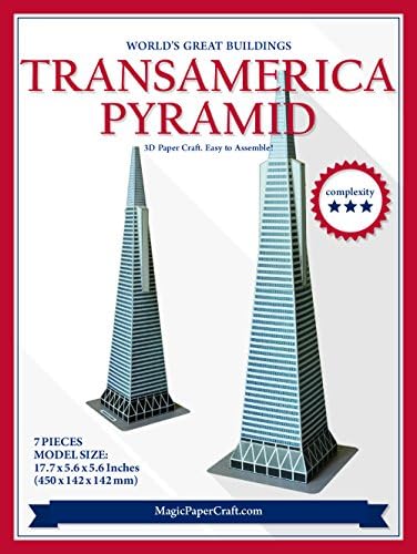 Transamerica Pyramid Paper Craft Model