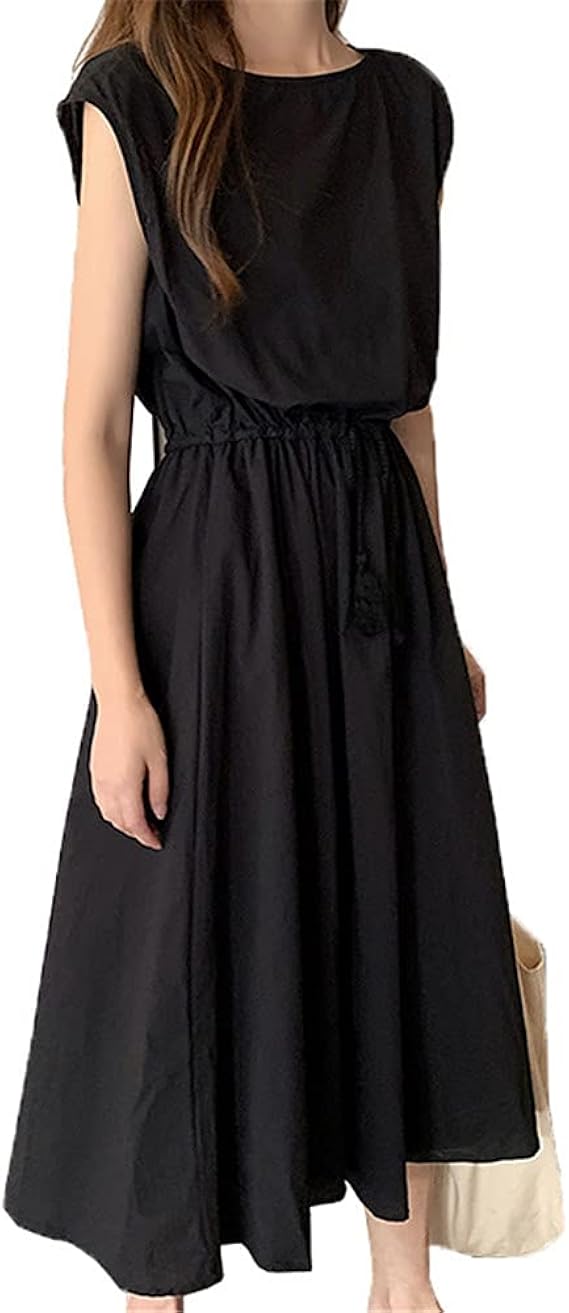 Amazon Co Jp ワンピース レディース ドレス 春夏 ワンピース 半袖ワンピース 韓国風 シャツワンピース 40代 大人パーティードレス 二次会同窓会 Xxl ブラック 服 ファッション小物