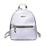 Beautyflier Girls Casual PU Backpack Mini Daypack School Double Shoulder Bag
