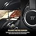 TaoTronics Wireless Over Ear Headset Bluetooth Headphones with Microphone (Retro Design with Leather Ear Cup, aptX Natural High Clarity Sound, 20 Hours Playtime)