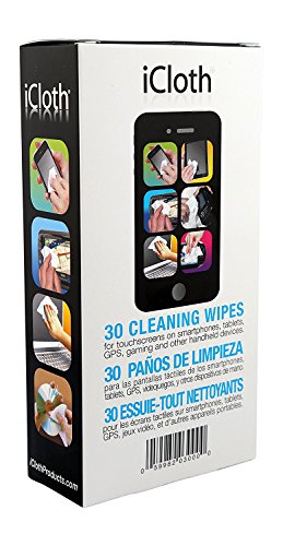 iCloth All Size Combo Cleaning Wipe Pack | 30 Lens and Screen - 24 Large Screen - 10 XL Screen and Mulit-Surface For use in LCD LED OLED TV screens, Smartphones, Windows, Windscreen and Others