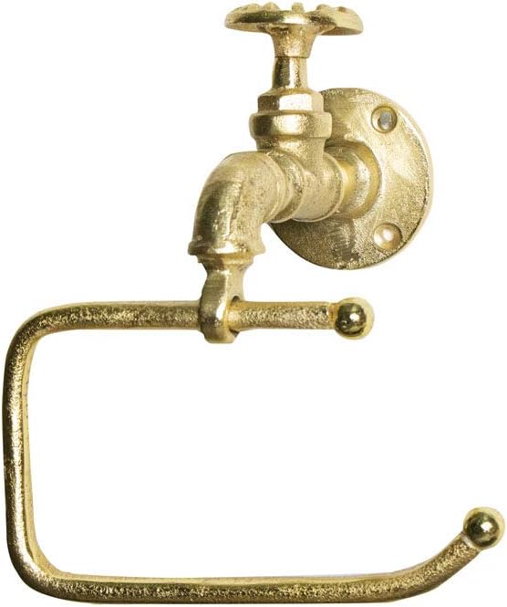 Gold Metal Tap Toilet Roll Holder Amazon Co Uk Diy Tools