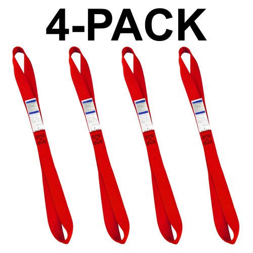 Ancra Tiedowns 18" Soft Touch-Tie Down Extension Red 4-Pack