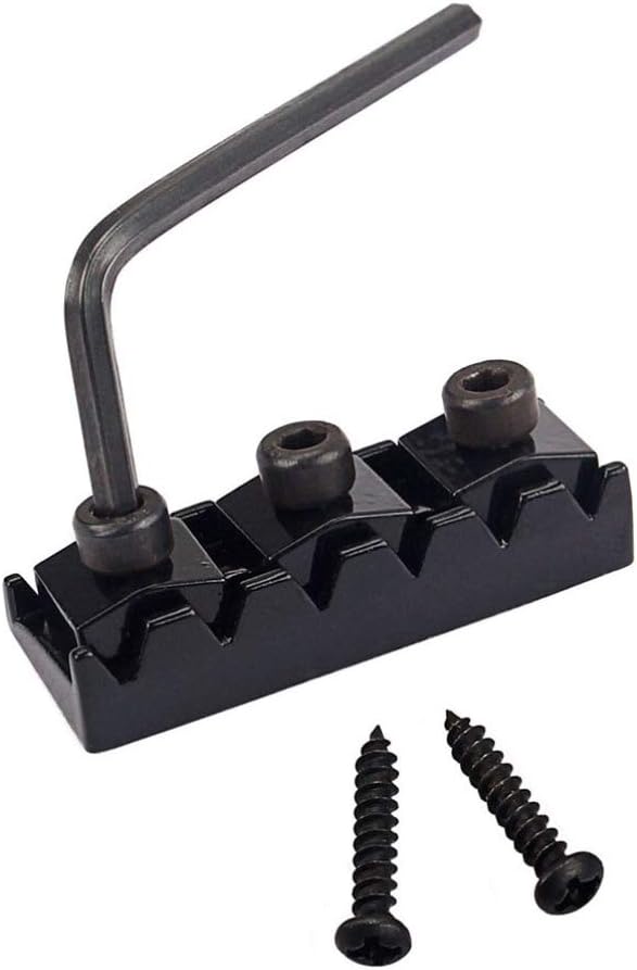 Healifty Guitar Parts Strings Locked Nut Metal String Lock Locking Nut