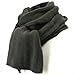 ililily Solid Color Neck Warmer Wide Lightweight Long Scarf