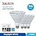 JULLISON 4 Packs PAR38 LED Bulb, 120V/13W/980Lumens/40 Degrees Beam, 90W Equivalent, 5000K Daylight White, CRI80, Dimmable, Glass Lens, Outdoor Flood, E26 Base, UL