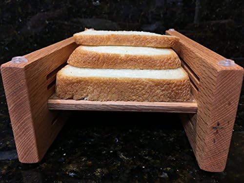Horizontal three thickness bread slicing guide